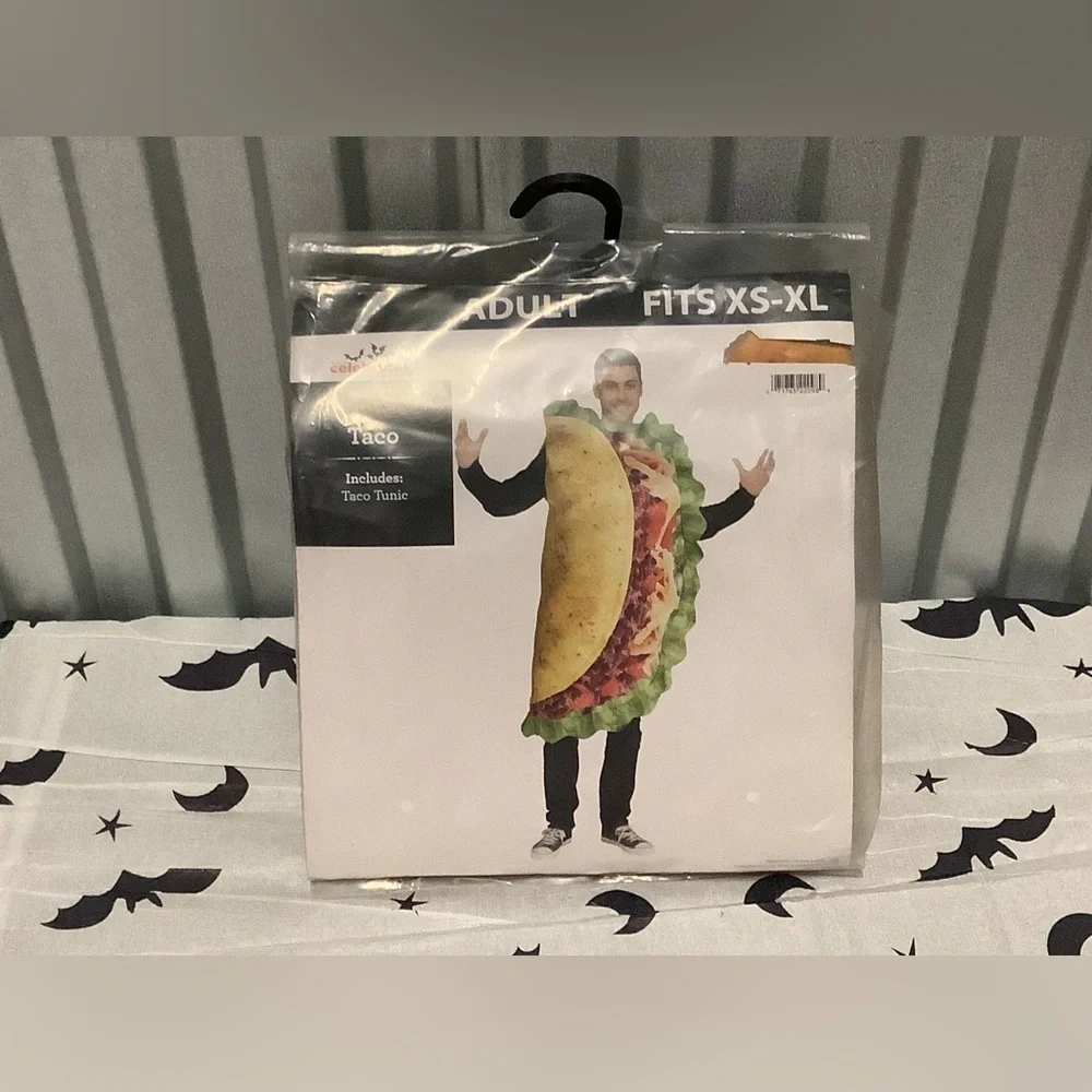 Adult Taco Costume Tunic - Yellow & Green Taco Party Outfit